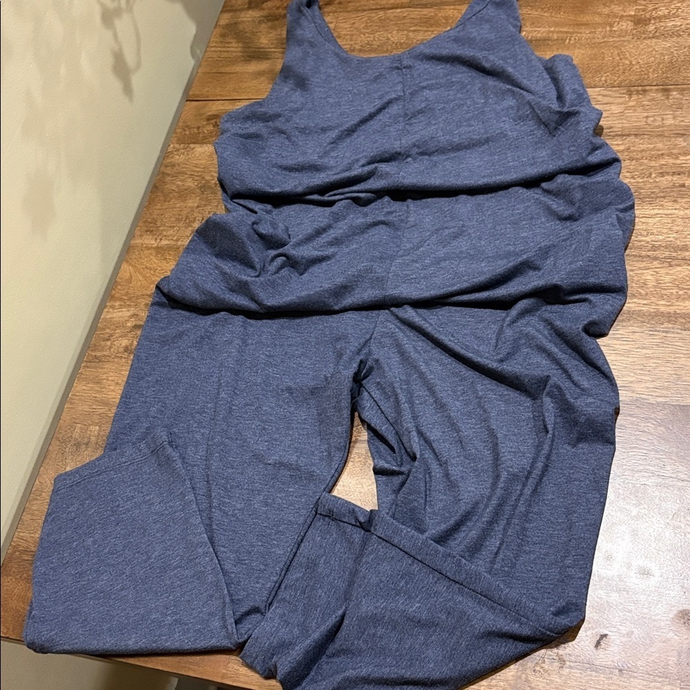 Tupelo Honey Jumpsuit. Blue. XL. Pockets. Stretchy. Comfy.